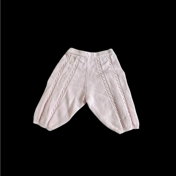 Pink Knit Cardigan and matching pants Heartstrings baby - Picture 4 of 6